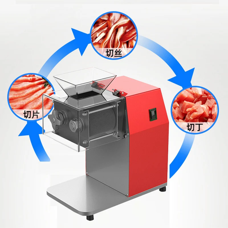 Automatic Meat Slicer Home - Fatiador de carne elétrico comercial, aço