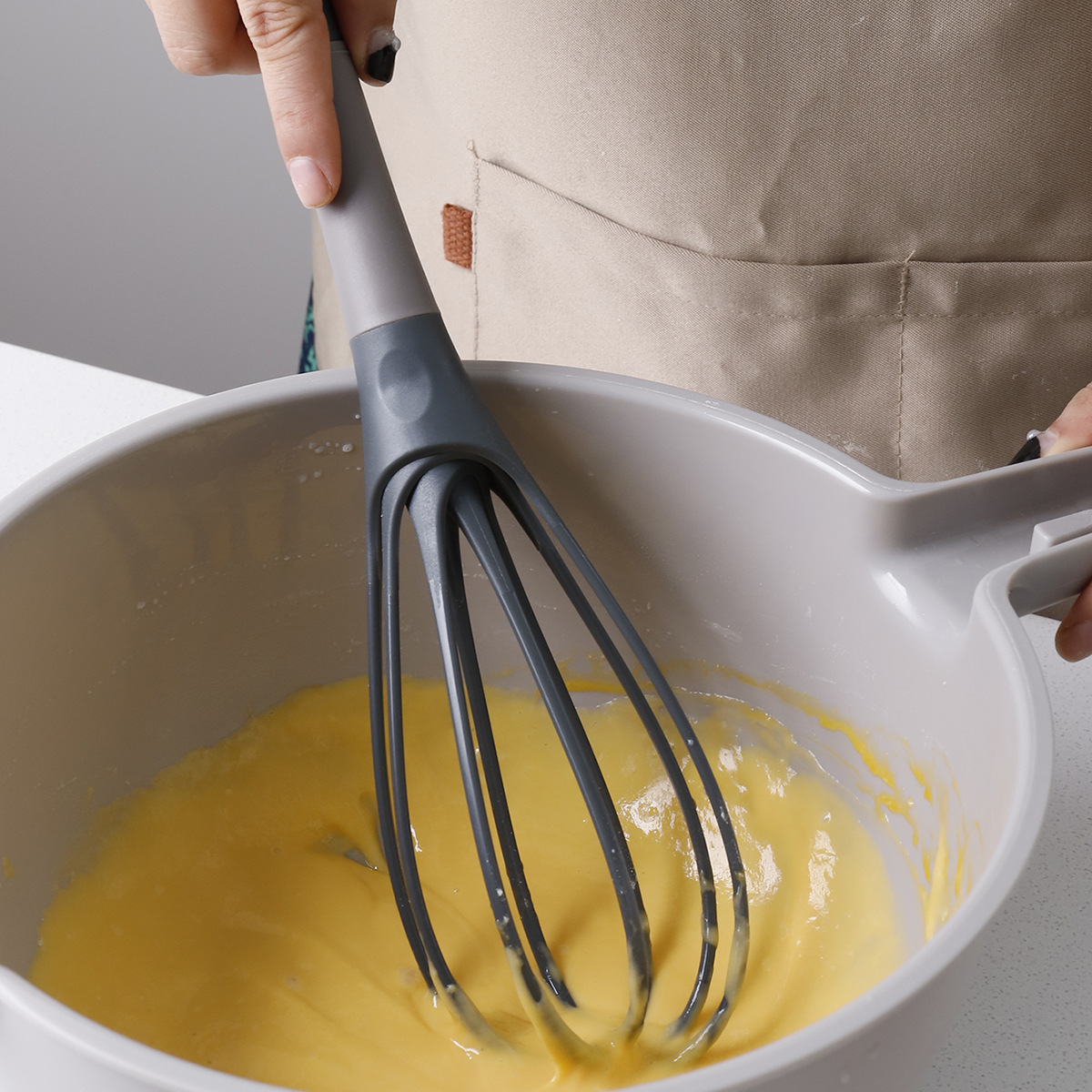 Immersion Hand Blender Set - Batedor de Ovos Rotativo 1 Peça,