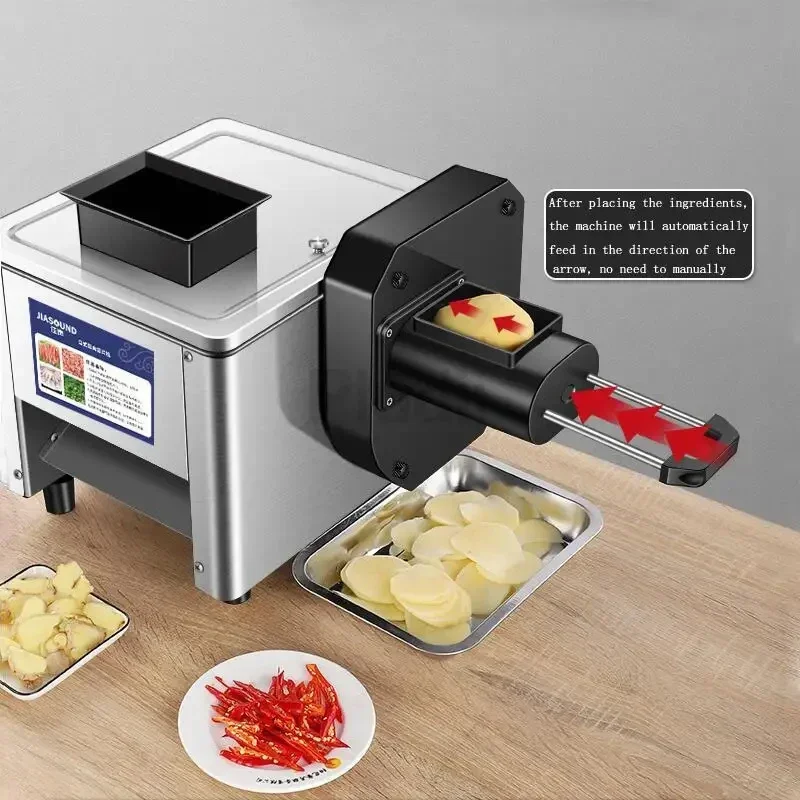 Automatic Meat Slicer Home - Máquina Elétrica de Cortar Carne, Moedor