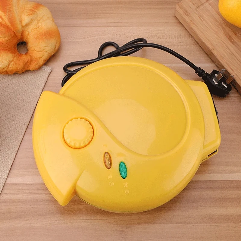 Mini Waffle Maker Machine - Máquina elétrica de fazer bolo, café