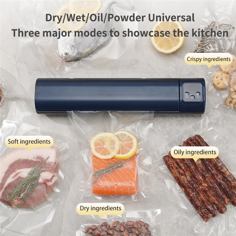 Food Vacuum Sealer Machine - Máquina de Selagem a Vácuo Portátil