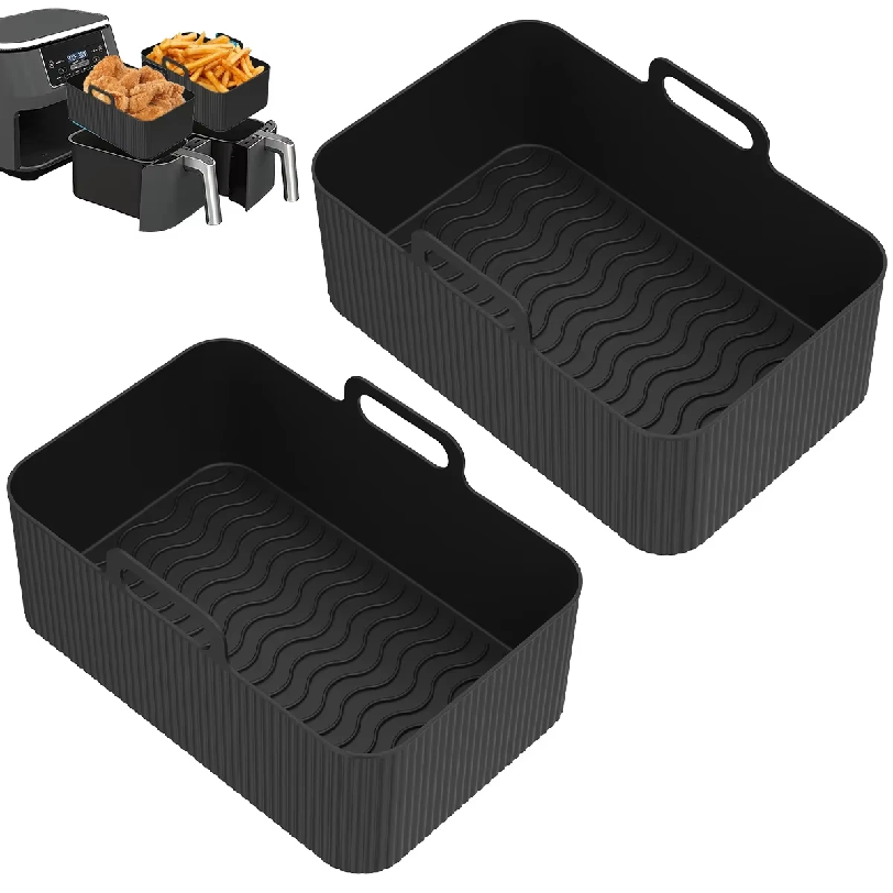 Air Fryer Silicone Pot Liner - 2 Peças de Cesto de Silicone