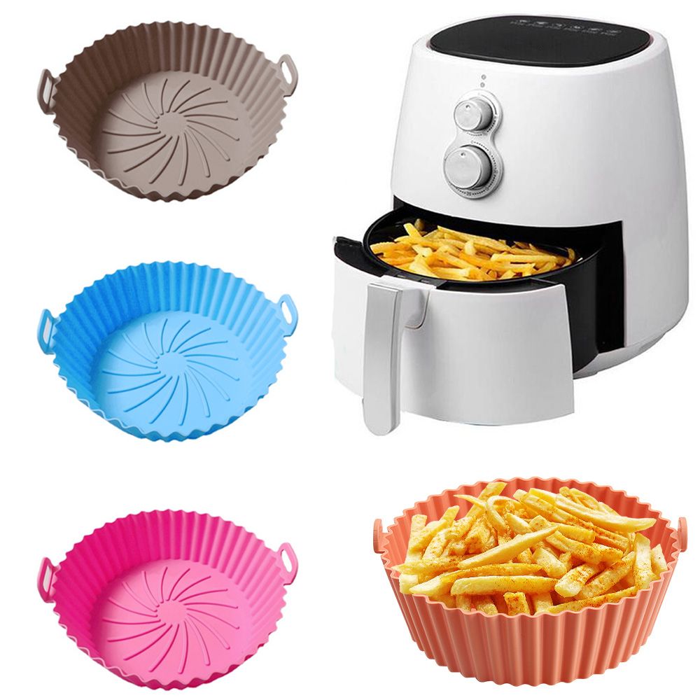 Air Fryer Silicone Pot Liner - Silicone Baking Basket para Air Fryer,