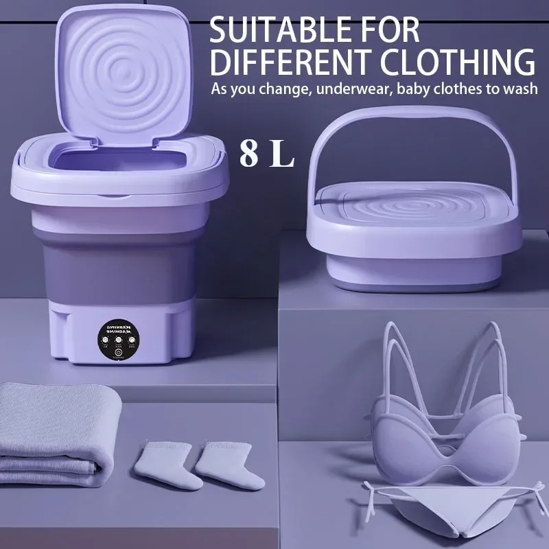 Small Appliances - Máquina de Lavar Portátil Mini Dobrável