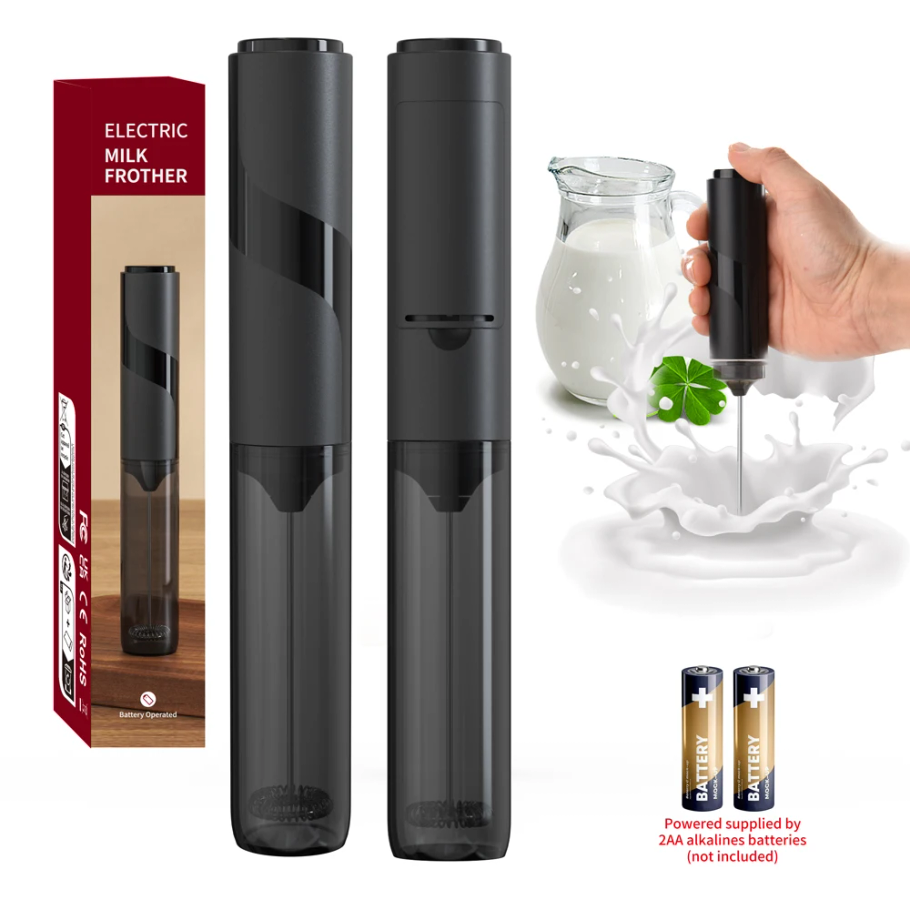 Electric Milk Frother Handheld - Espumador de Leite Elétrico Portátil de