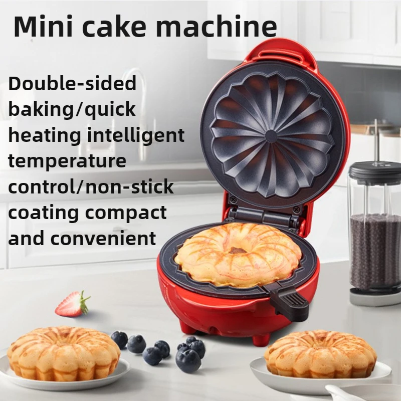 Mini Waffle Maker Machine - Máquina de Café da Manhã Doméstica,