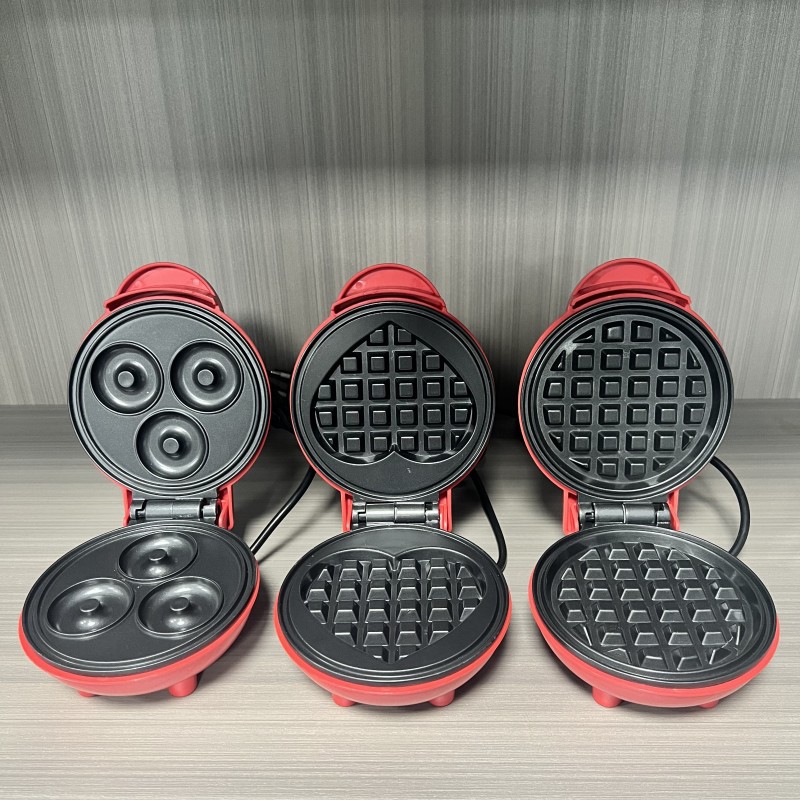 Mini Waffle Maker Machine - Máquina de Waffle Mini Multifuncional em