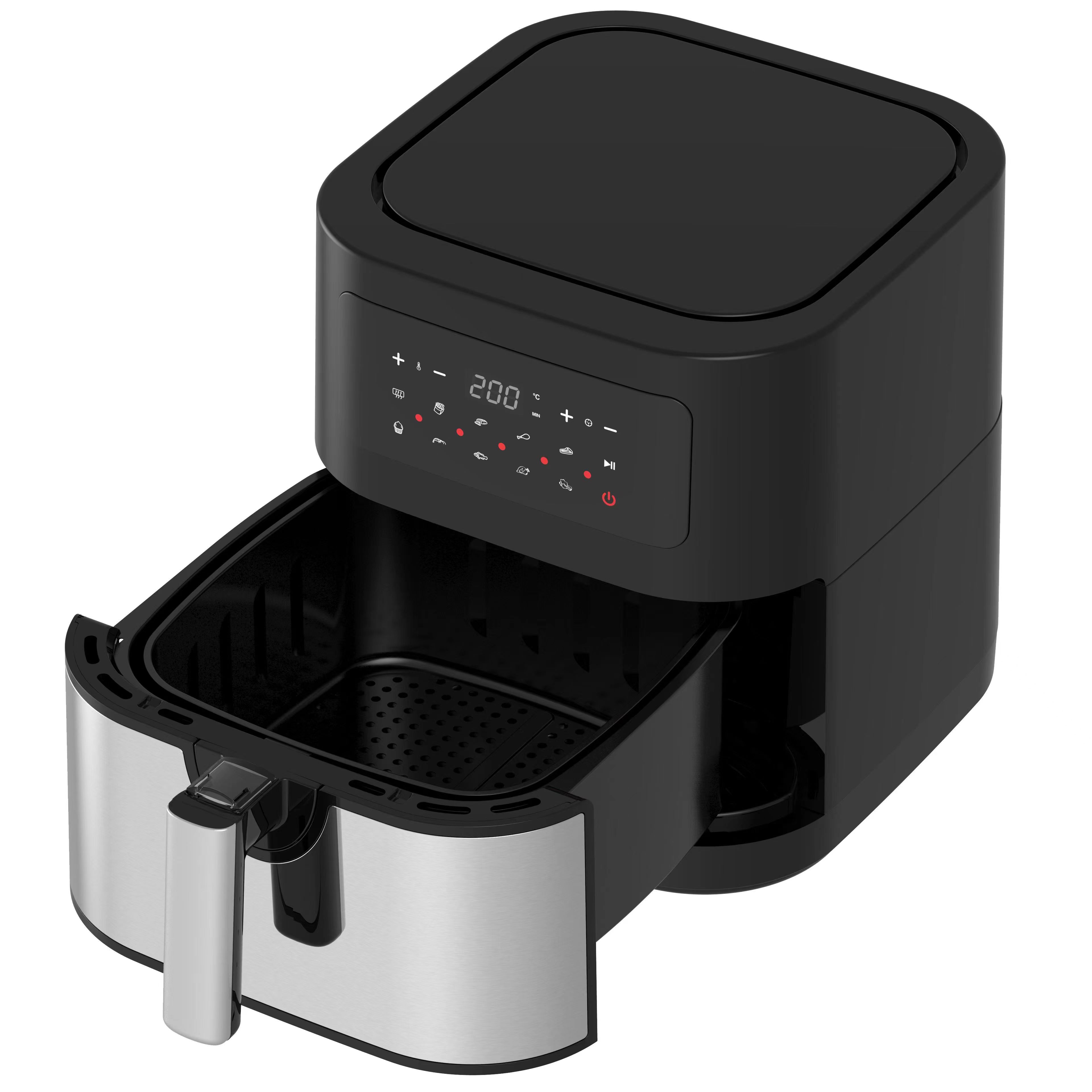 Air Fryer Silicone Pot Liner - Mais novo 6l de aço inoxidável