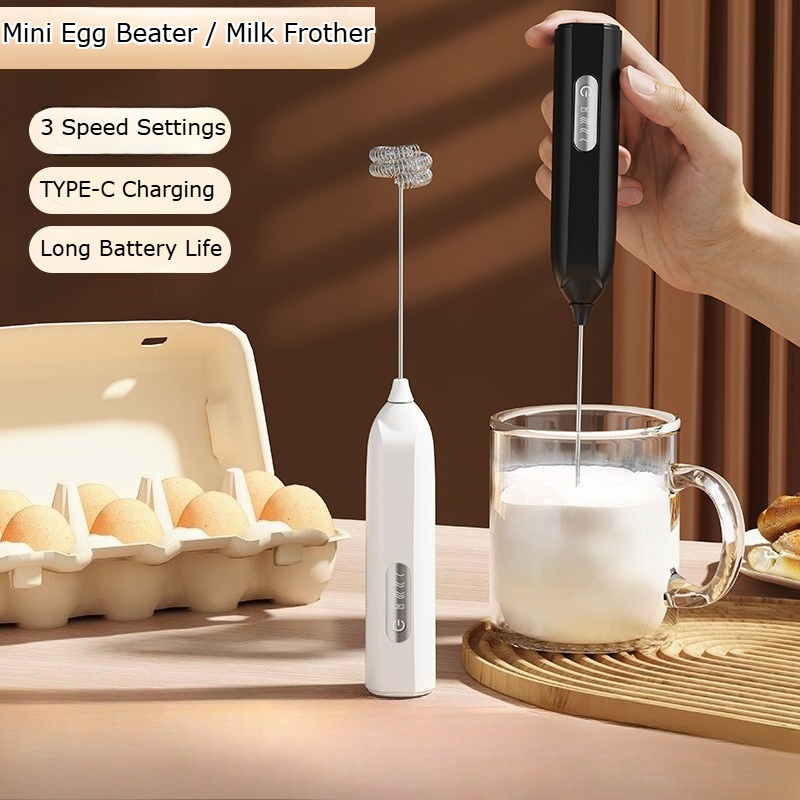 Electric Milk Frother Handheld - Novo Espumador de Leite Elétrico Portátil,