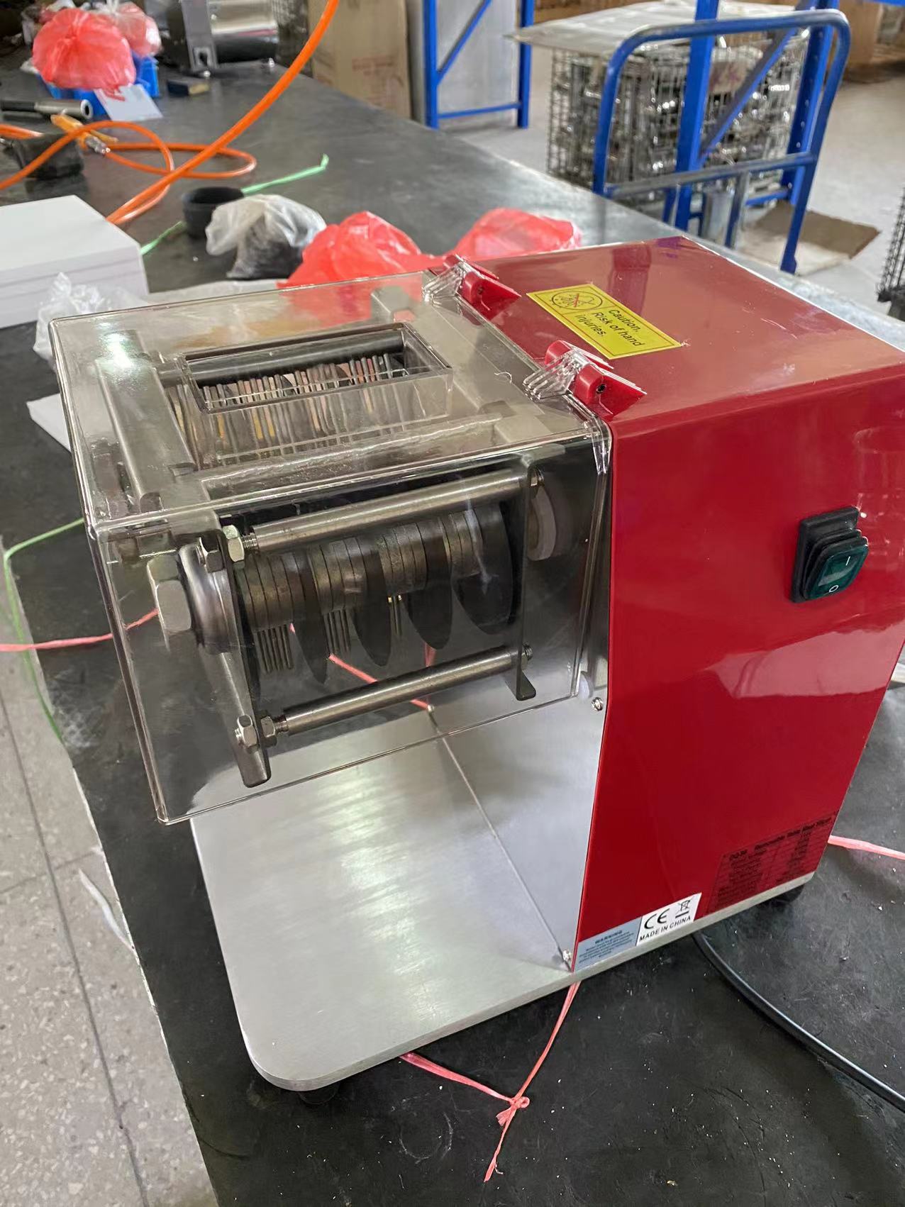 Automatic Meat Slicer Home - Fatiador de carne elétrico comercial multifuncional,
