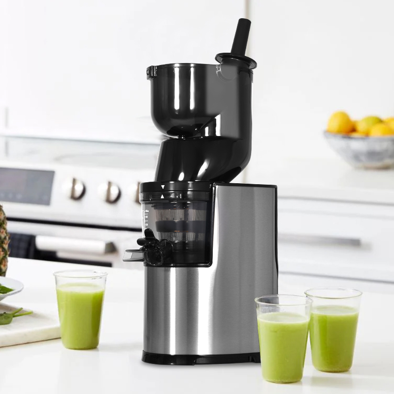 Electric Slow Juicer Cold Press - Máquina Extratora de Suco Automática, Espremedor