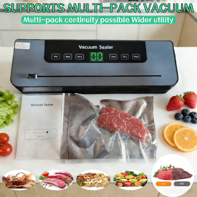 Food Vacuum Sealer Machine - Seladora a Vácuo Elétrica Automática 6