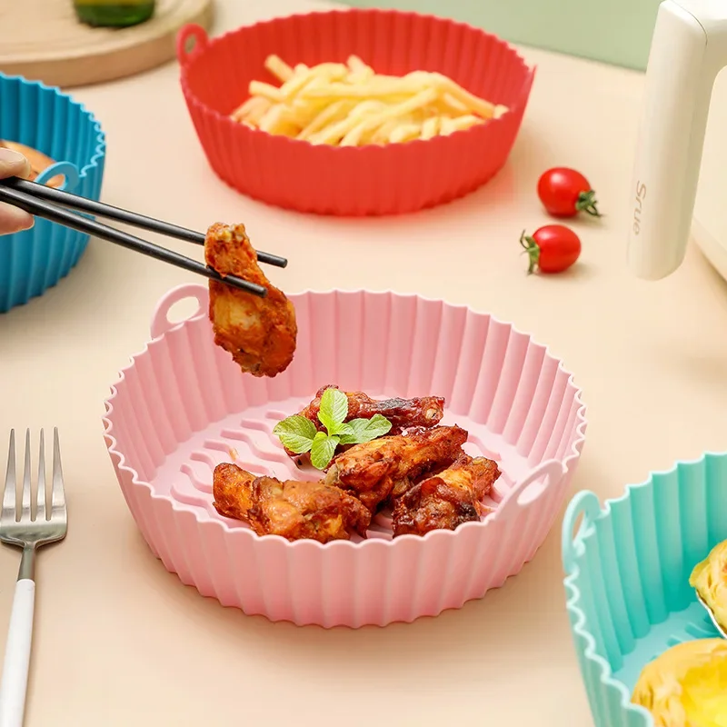 Air Fryer Silicone Pot Liner - Papel de Forno para Airfryer, Tapete