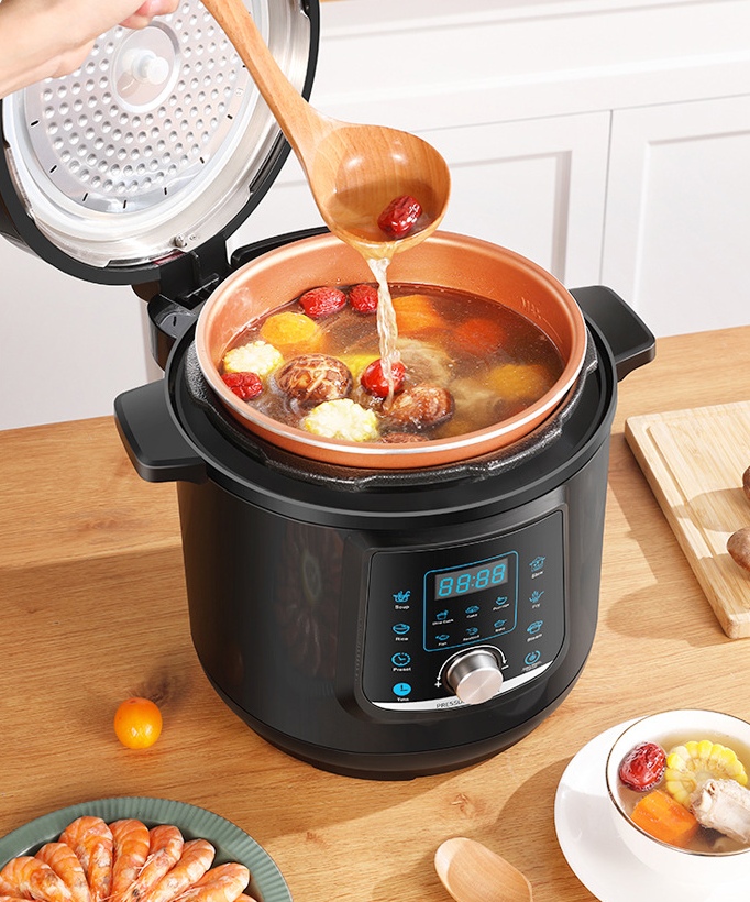Smart Instant Pressure Cooker - Panela de Pressão Elétrica de Aço