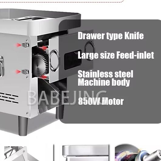 Automatic Meat Slicer Home - Cortador de Carne Multifuncional em Aço