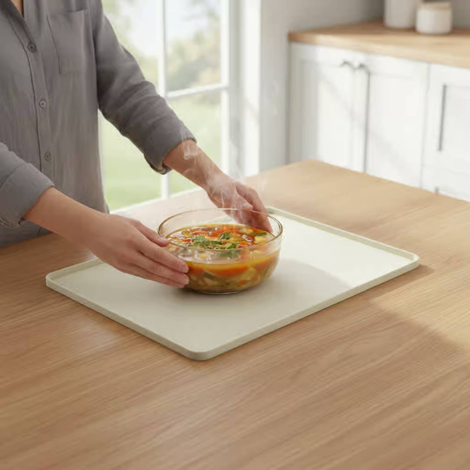 Kitchen Appliances - Protetor de Silicone para Micro-ondas, Tapete