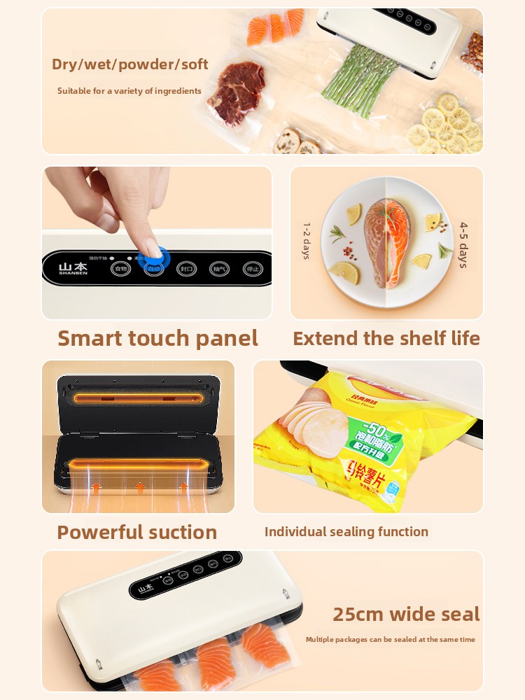 Máquina Seladora a Vácuo Mini  - Food Vacuum Sealer Machine avaliação e preço