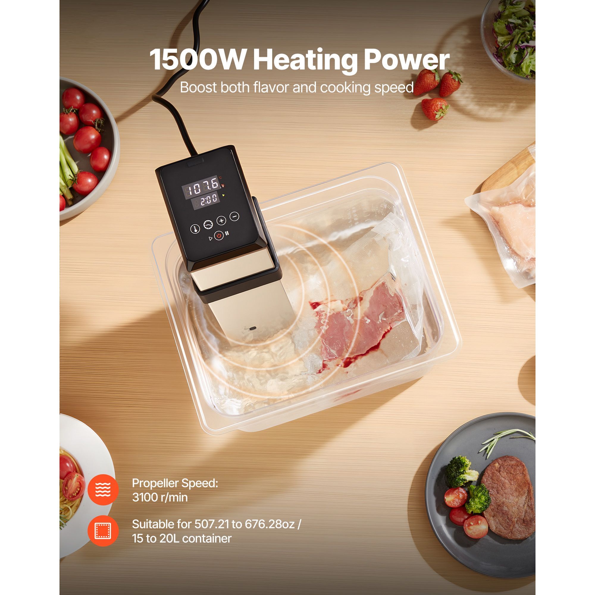 Circulador de Imersão Digital  - Digital Sous Vide Precision Cooker avaliação e preço