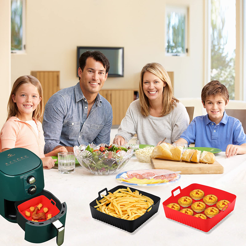 Moldes quadrados grandes dos f - Air Fryer Silicone Pot Liner avaliação e preço