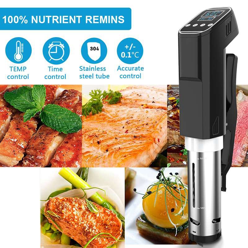 Vácuo Slow Food Máquina De Coz - Digital Sous Vide Precision Cooker avaliação e preço