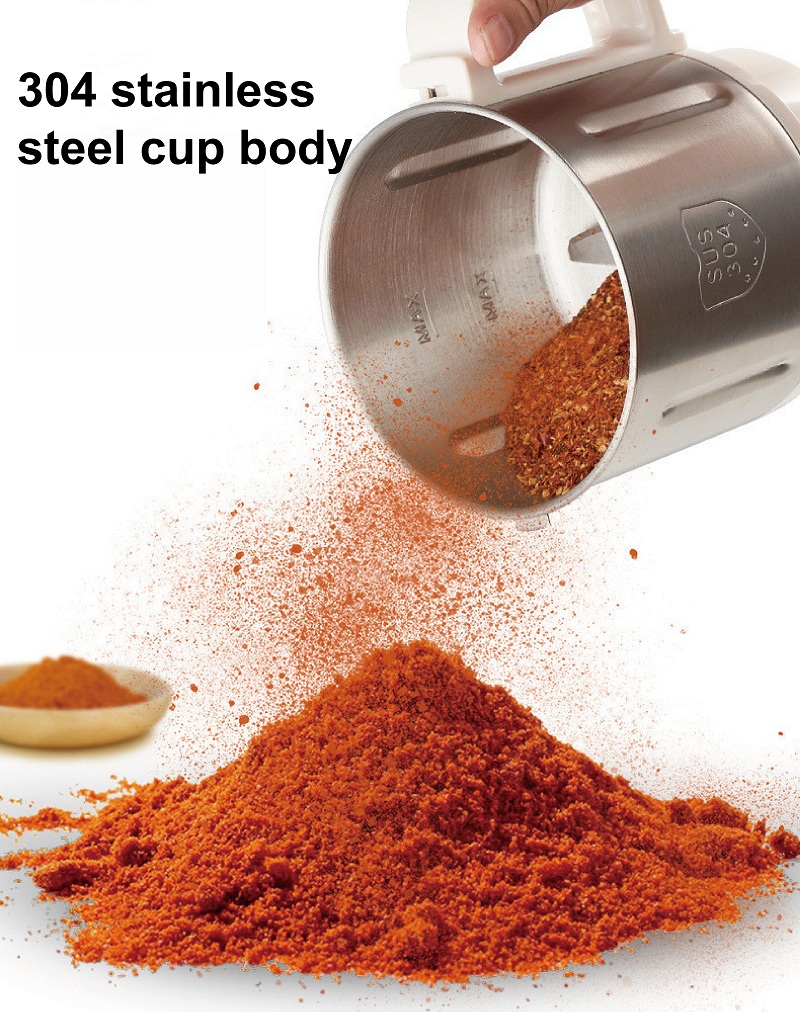 304 aço inoxidável moedor elét - Coffee Bean Grinder Electric avaliação e preço