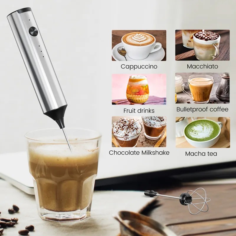 Mini batedor de leite elétrico - Immersion Hand Blender Set avaliação e preço
