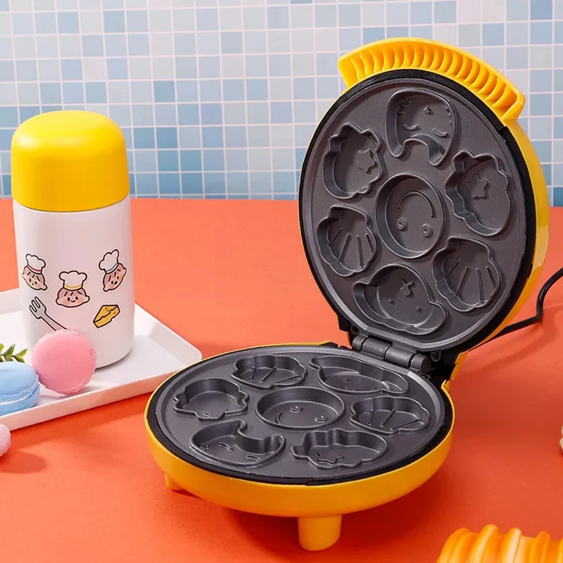 Máquina elétrica de fazer bolo - Mini Waffle Maker Machine avaliação e preço