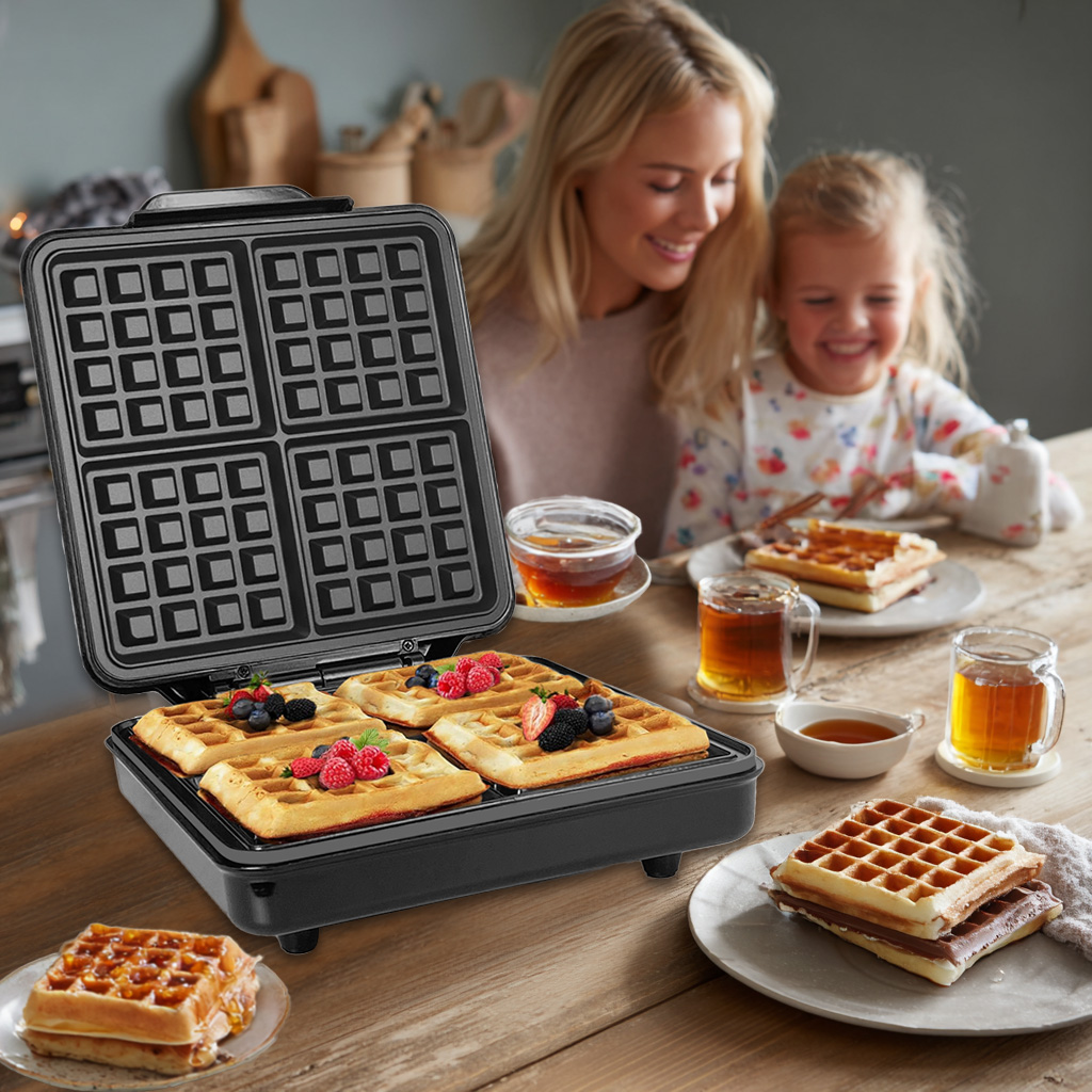 Máquina de Waffle Belga Mini A - Mini Waffle Maker Machine avaliação e preço