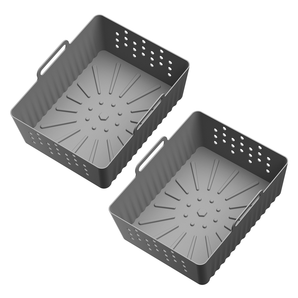 NOVO EM ESTOQUE - 2 PEÇAS Forr - Air Fryer Silicone Pot Liner avaliação e preço