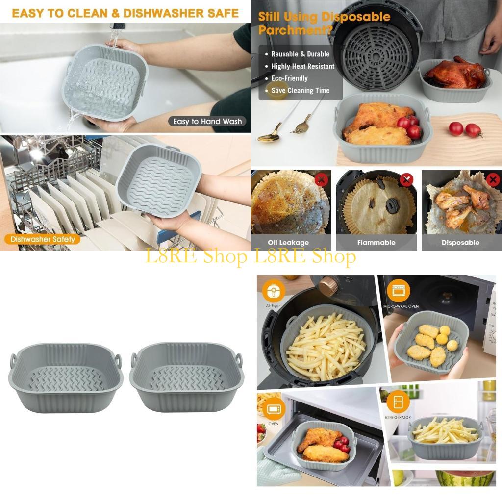 Pacote l8re 2 forros panela si - Air Fryer Silicone Pot Liner avaliação e preço