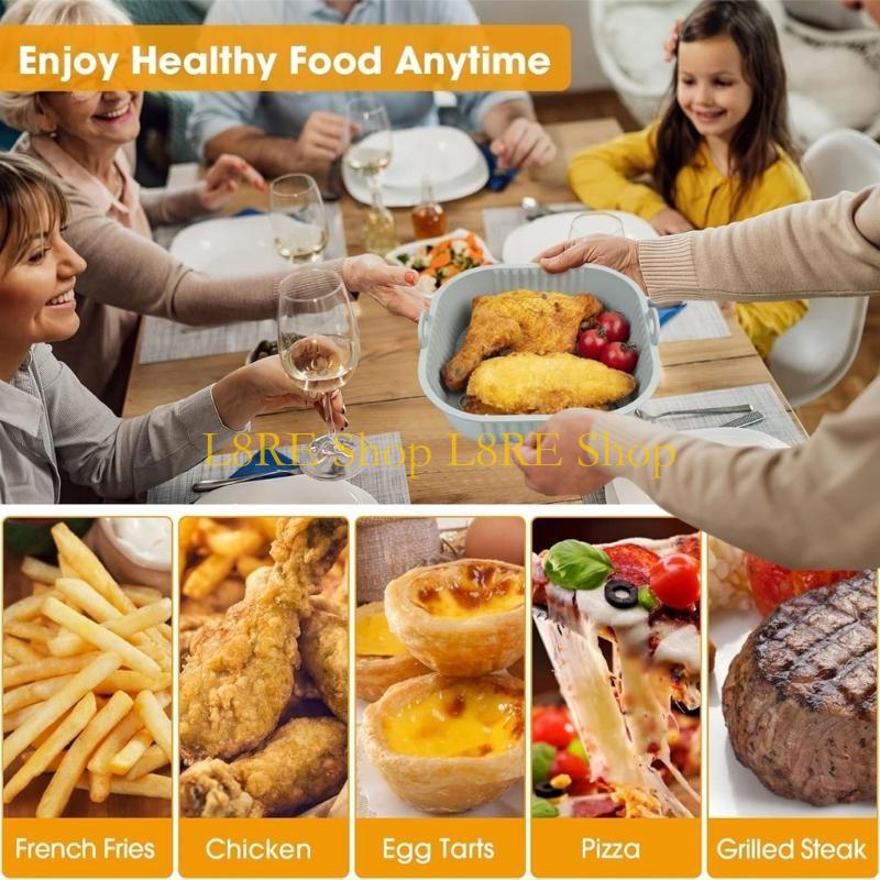 Pacote l8re 2 forros panela si - Air Fryer Silicone Pot Liner avaliação e preço