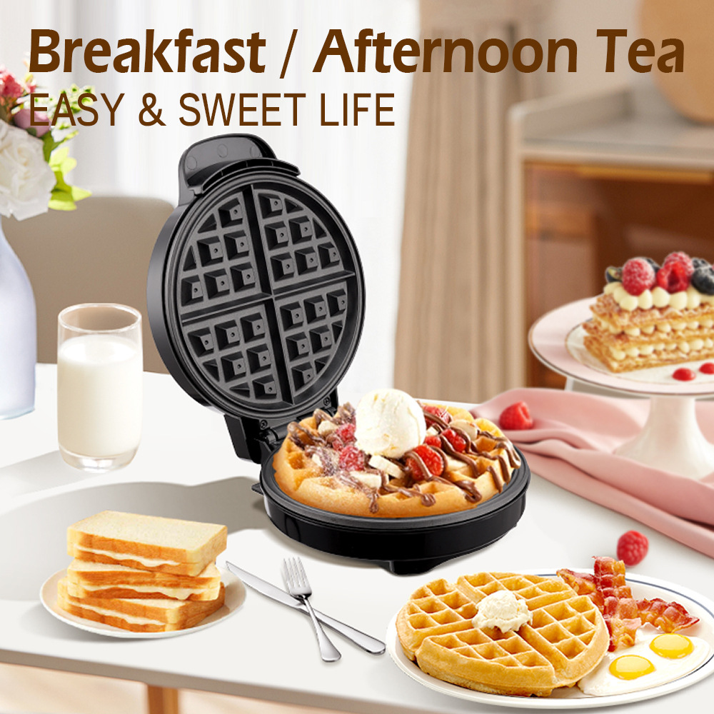 Moldes de waffle para café da  - Mini Waffle Maker Machine avaliação e preço