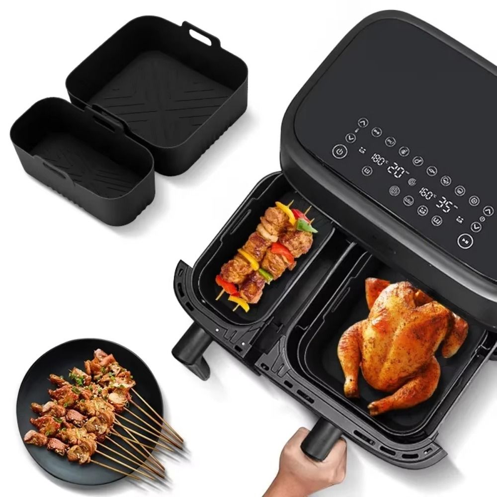 Forro de Silicone Retangular A - Air Fryer Silicone Pot Liner avaliação e preço