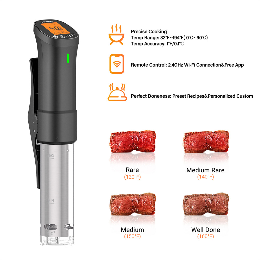 INKBIRD-Fogão de Precisão Wi-F - Digital Sous Vide Precision Cooker avaliação e preço