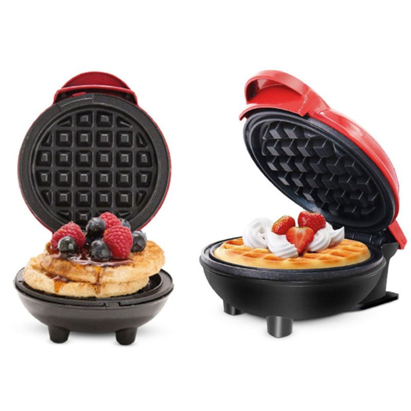 Eua plug portátil mini máquina - Mini Waffle Maker Machine avaliação e preço