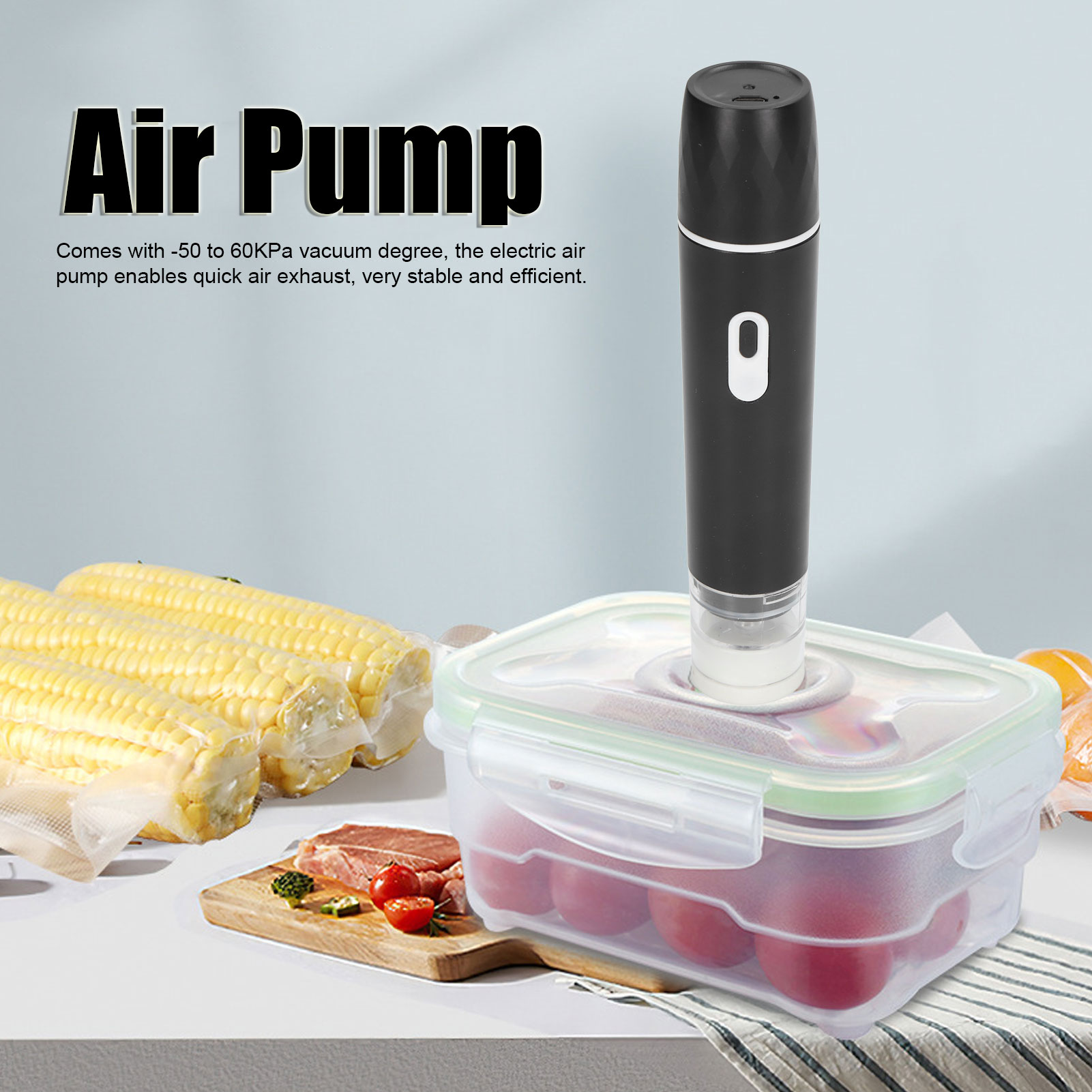 Bomba de ar elétrica portátil, - Food Vacuum Sealer Machine avaliação e preço