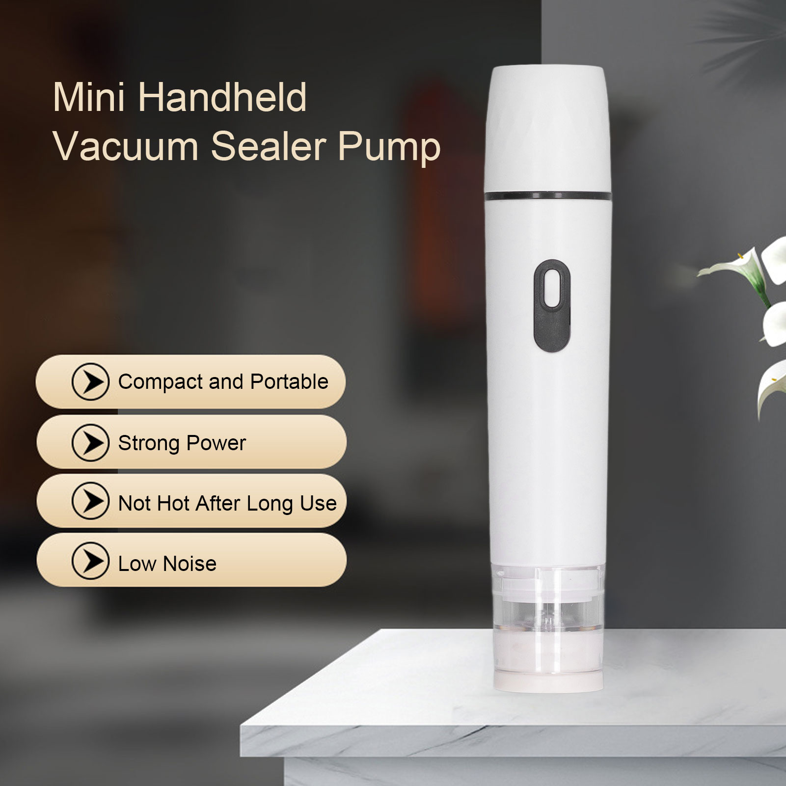 Bomba de ar elétrica portátil, - Food Vacuum Sealer Machine avaliação e preço