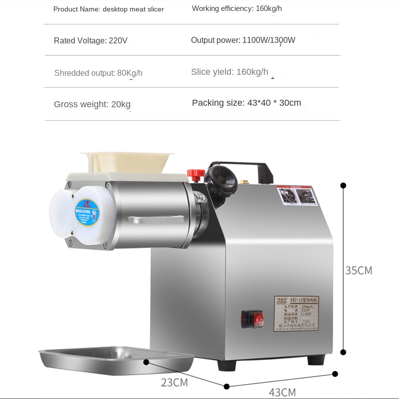 Cortador de carne elétrico com - Automatic Meat Slicer Home avaliação e preço