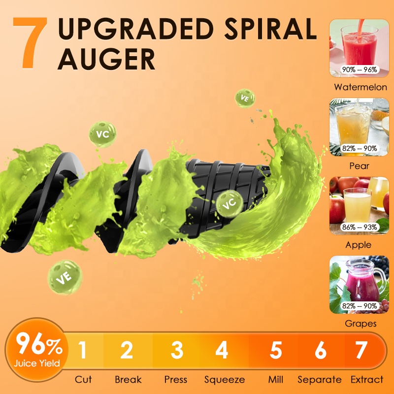 Centrífuga Elétrica Multifunci - Electric Slow Juicer Cold Press avaliação e preço