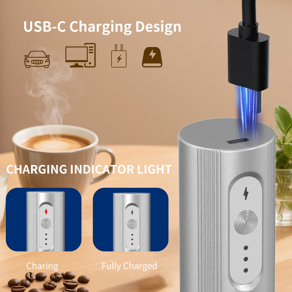Espumador de Leite Elétrico Re - Portable Blender Usb Rechargeable avaliação e preço