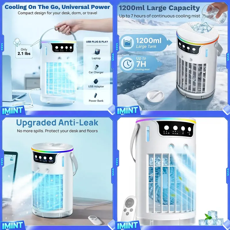 Ventilador Portátil com Ar Con - Air Conditioners avaliação e preço