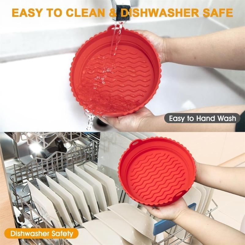 Cesta potes silicone para frit - Air Fryer Silicone Pot Liner avaliação e preço