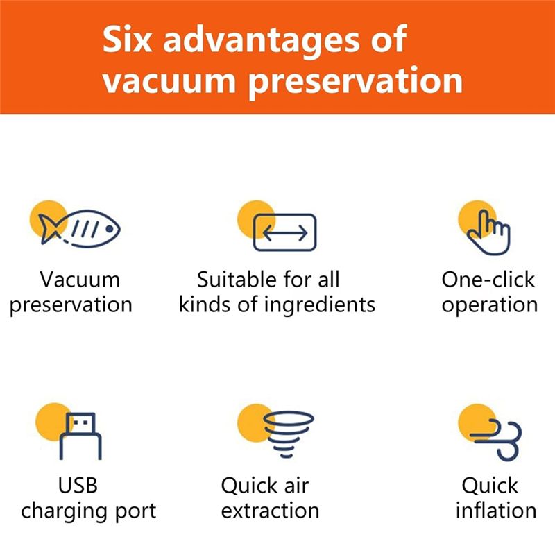 Seladora a Vácuo Compacta ABKW - Food Vacuum Sealer Machine avaliação e preço