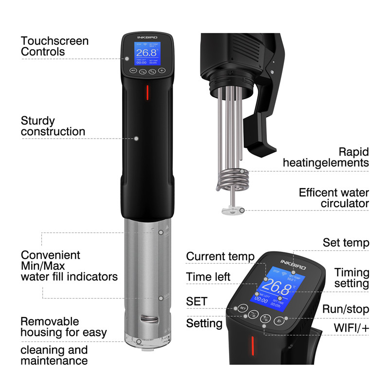 Inkbird sous vide wi-fi culiná - Digital Sous Vide Precision Cooker avaliação e preço