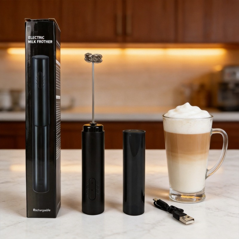 Espumador de Leite Elétrico Po - Portable Blender Usb Rechargeable avaliação e preço