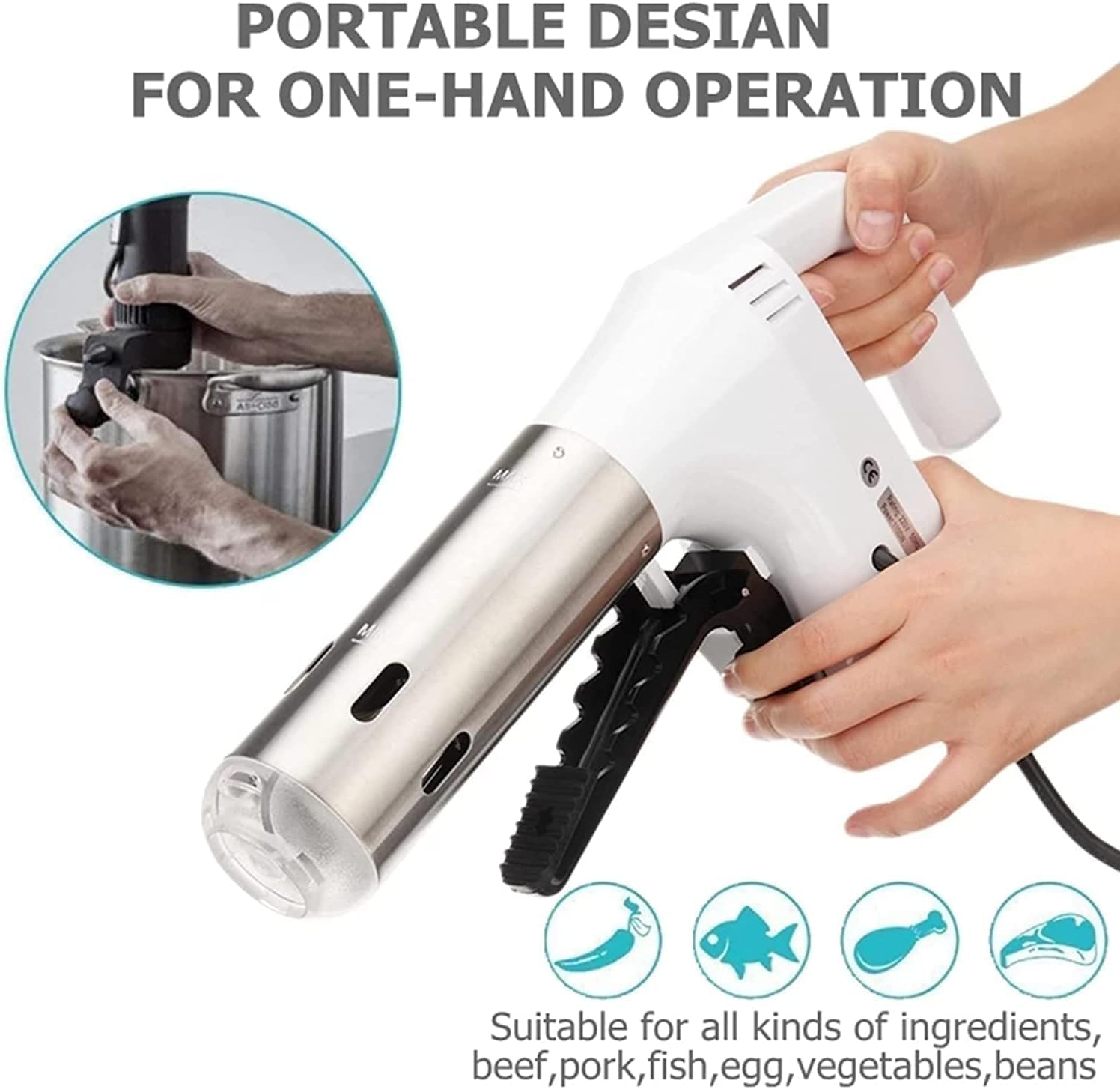 SmartChef Sous Vide Máquina 18 - Digital Sous Vide Precision Cooker avaliação e preço