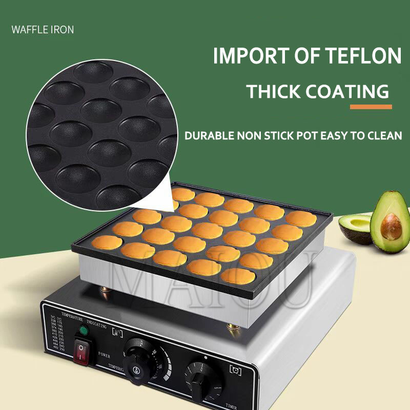 Máquina Elétrica de Fazer Panq - Mini Waffle Maker Machine avaliação e preço