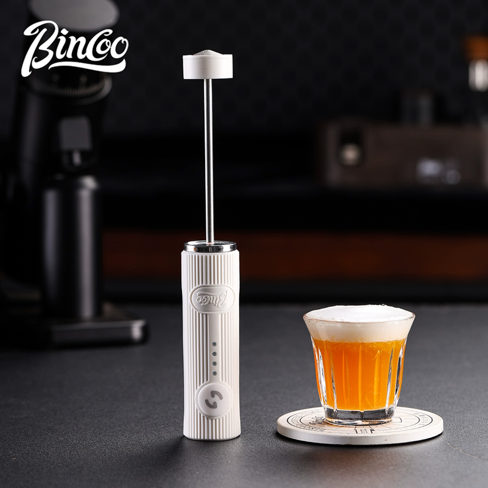 Bincoo novo espumador de leite - Electric Milk Frother Handheld avaliação e preço