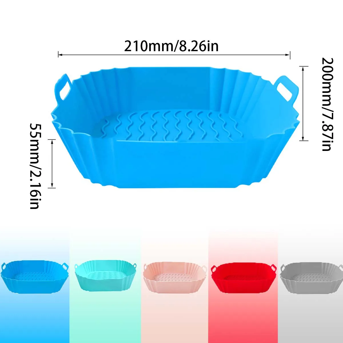 Forros de Silicone para Fritad - Air Fryer Silicone Pot Liner avaliação e preço