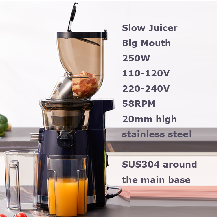 Espremedor Elétrico Lento de A - Electric Slow Juicer Cold Press avaliação e preço